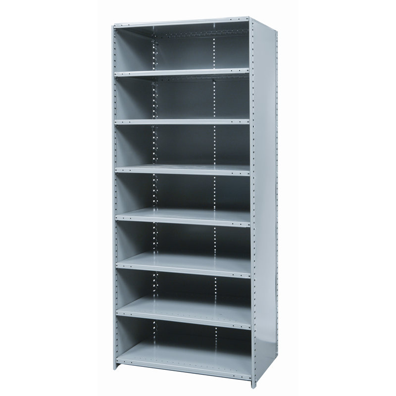 Étagère de type fermé de h 87 po h po extra lourd Hi-Tech, L 36 po x P 12 po x H 87 po