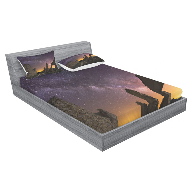 Microfiber Sheet Set, Full Sheet Set with Fitted Sheet