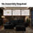 114.5''  L-Shaped Cloud Sectional Sofa with Chaise & Ottoman-439768205-439768195