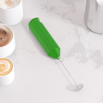 Puissant appareil à mousse à main avec mousseur à lait, mini mélangeur à fouet pour café, cappuccino, latte, matcha ou chocolat chaud, sans support
