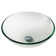 Glass Circular Vessel Bathroom Sink