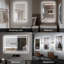  Miroir de salle de bain à DEL avec antibuée et luminosité-542540354