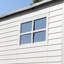 Lifetime 7 Ft. x 7 Ft. High-Density Polyethylene (Plastic) Outdoor Storage Shed with Steel-Reinforced Construction