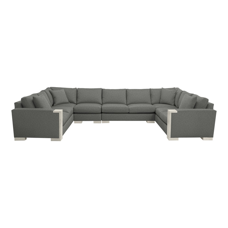 Michael Weiss 4-Piece Abingdon Sectional, Ian Pewter, Wrenn