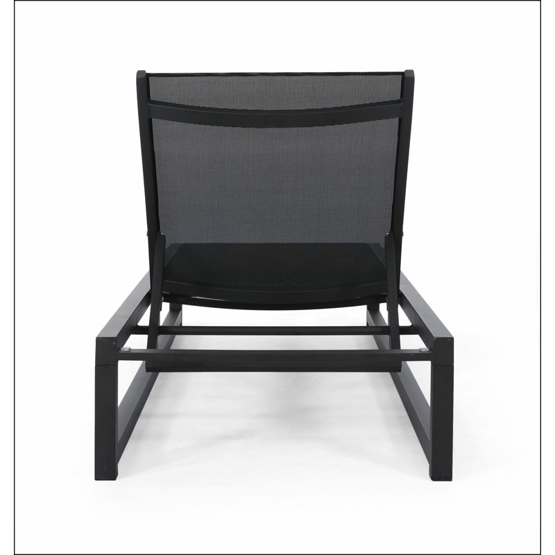 Méridienne VENISE CHAISE, Noir
