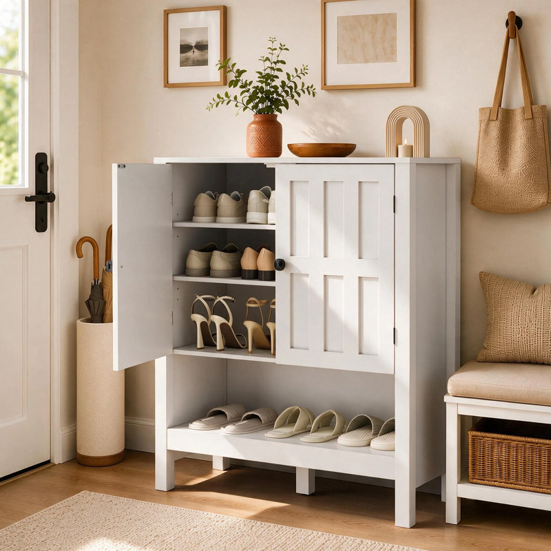 20 Pair Shoe Storage Cabinet
