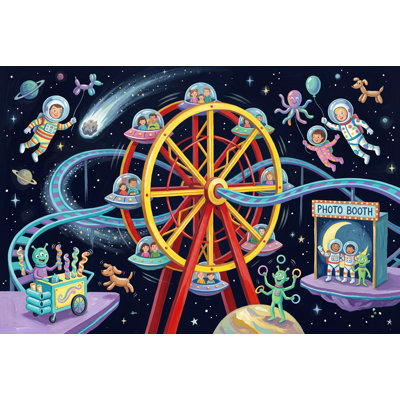Papier peint de la grande roue de l'astronaute