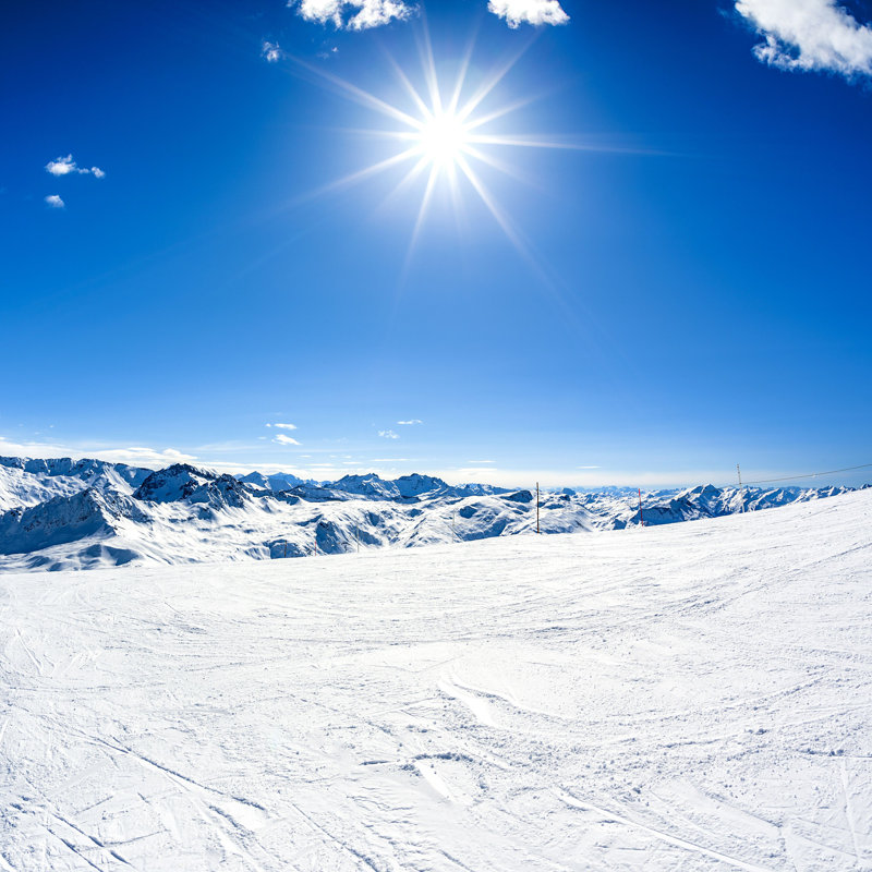 Shondra Winter Mountain Landscape - Photographie sur toile tendue, H 12 po x l 12 po