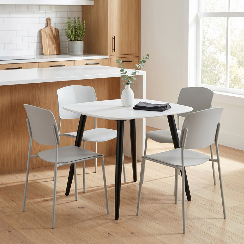 Surgoinsville Dining Set, Grey, White