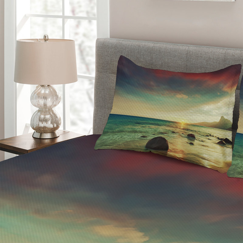 Coastal Polyester Coverlet