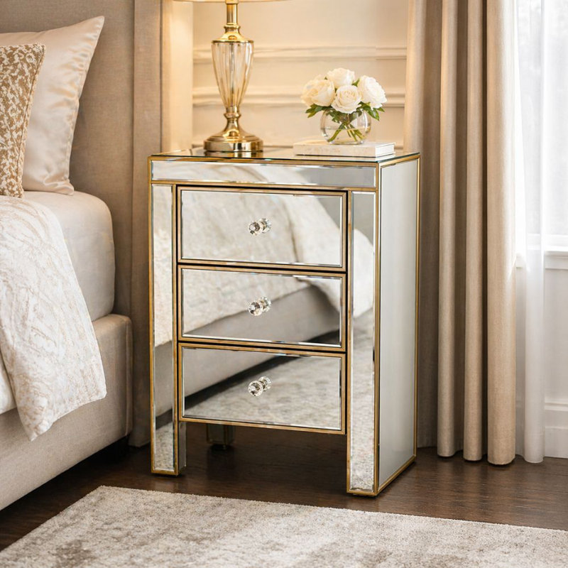 Golden Reflection Nightstand