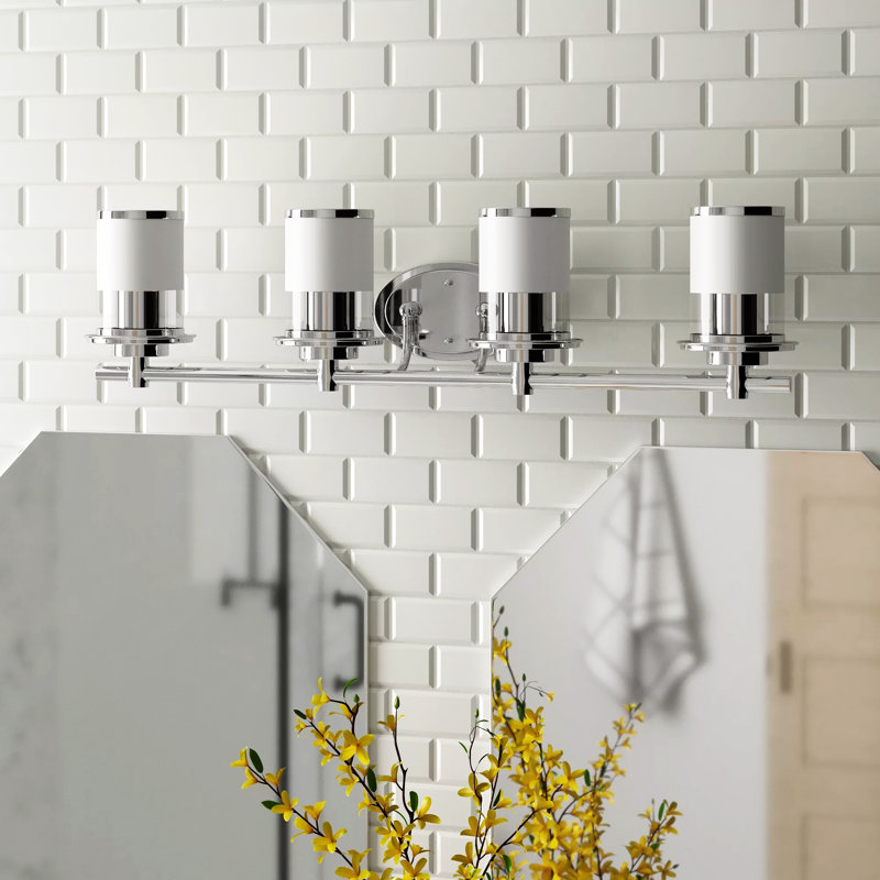 Davis 4 - Light Dimmable Vanity Light, Chrome
