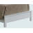 Elegant White Transitional Bed For Comfort