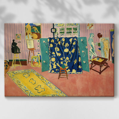 The Pink Studio (L'Atelier Rose)-Henri Matisse-Gallery Wrapped Canvas-1911