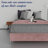 14-Inch Premium Kauly Material Wood Bed Frame, Comfortable Foundation with Acrylic Legs-88868862-88868855