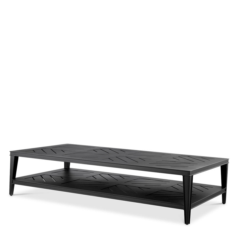 Bell Rive Outdoor Coffee Table, Black