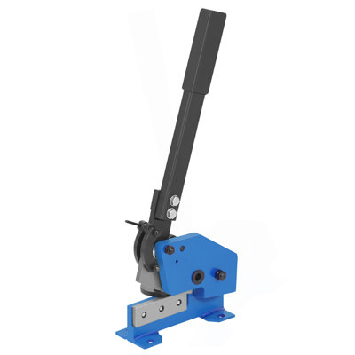 5" Manual Hand Plate Shear For Metal Sheet Processing, HS-5 Benchtop Cutter With Q235 Material, For Crafts Thick Steel Crafting, Heavy Duty Roll Press Machine For Builders, DIY Enthusiasts