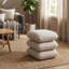 Repose-pieds contemporain en tissu-1180513968