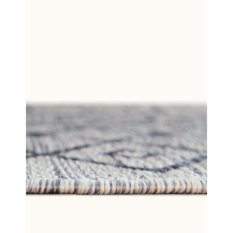 Jaylah Geometric Indoor / Outdoor Rug, Octagon 5'3" x 5'3"