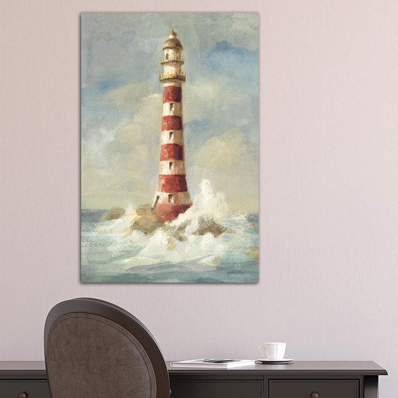 Phare II par Danhui Nai - reproduction d'art, H 40 po x l 26 po x P 1,5 po, Toile tendue