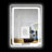 Elmas Glass Flat Wall Mirror