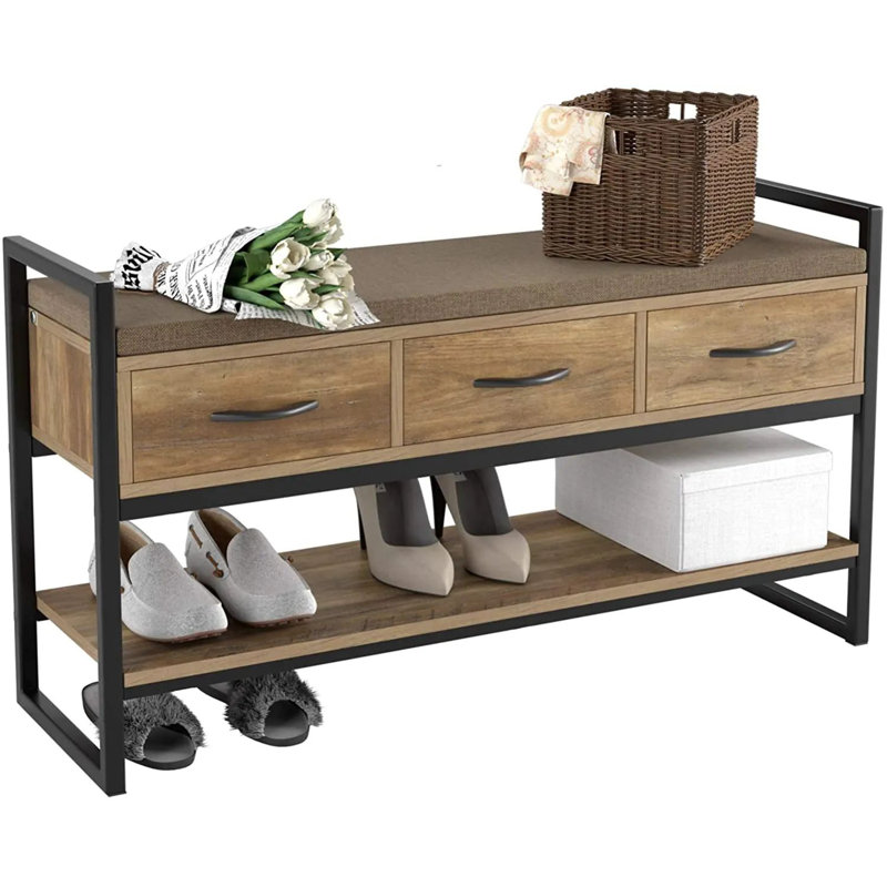 Banc de rangement pour chaussures 8 paires