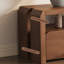 Meuble télé minimaliste sur pied en bois massif