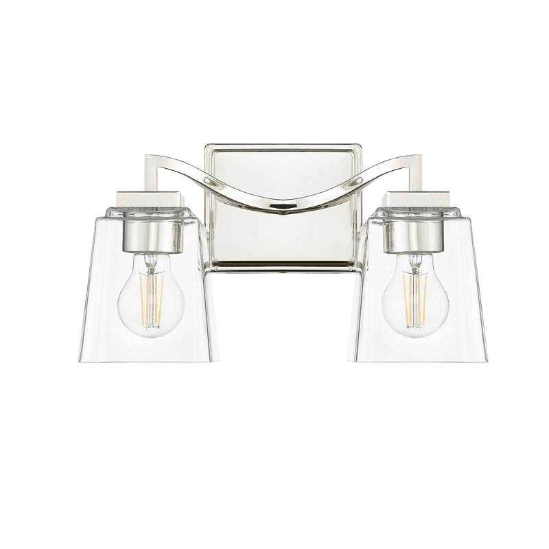 Schlater 2 - Light Dimmable Bathroom Vanity Light, Polished Nickel