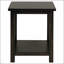 La table de bout Castleton en bois de Java vieilli avec tablette, parfaite pour un décor rustique et moderne, ajoute chaleur et fonctionnalité.-1546650833