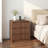 24" Fluted Nightstand with 3 Drawers and Charging Station, Wooden Bedside Table with Curved Profile Design, for Bedroom,Living Room, Set of 2-1373261848-1373261846
