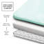 Aighan 3 Piece Ultra Soft and Absorbent Memory Foam Bath Rug Set with Non-Slip Backing-1831797537