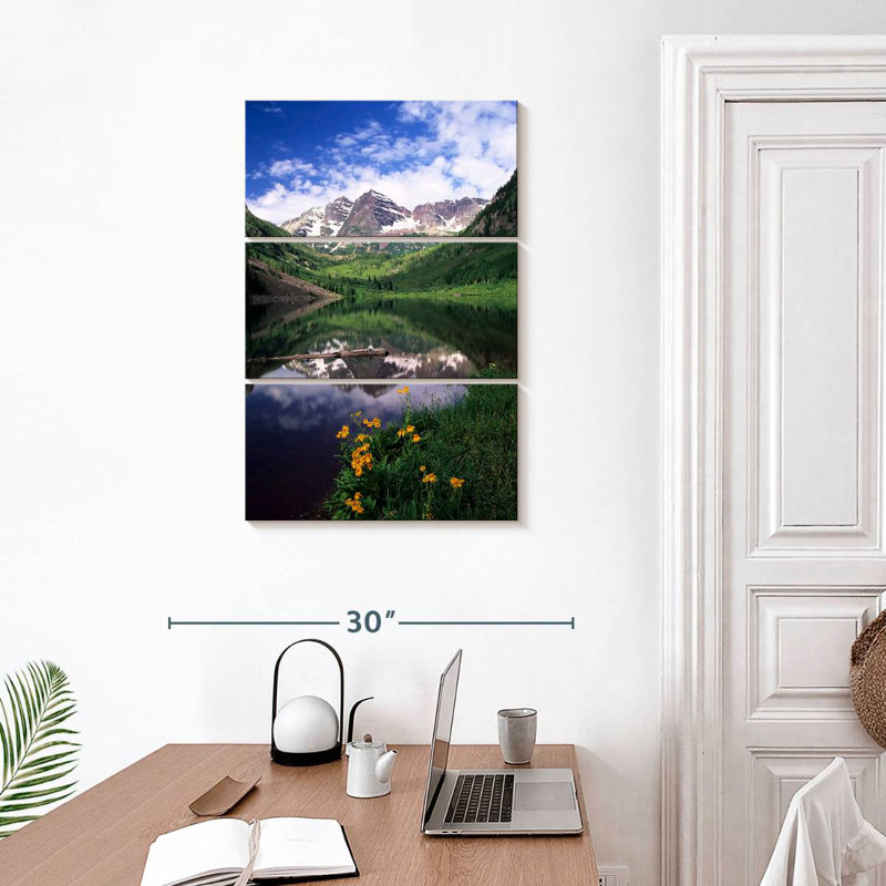 Alvord Exploring The Maroon Bells, 32" H x 20" W