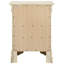 Table de chevet 3 tiroirs LouisPhillipe, beige-915205758