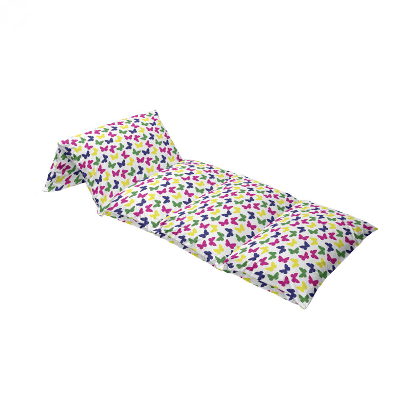 Housse de coussin d'extérieur Rainbow Butterfly, H 2 po x l 27 po x P 88 po