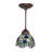 7" Wide Roseborder Mini Pendant