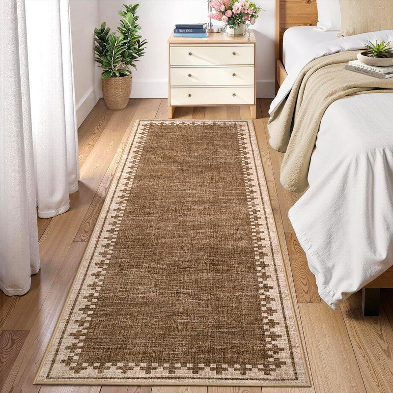 Area Rugs for Living Room Washable Rugs Non Slip Stain Resistant Bordered CarpetFoldable Rugs for BedroomDining RoomNursery