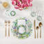 Wreath Flowers Hemstitch Cocktail 6" Linen/Cotton Napkin-122609849