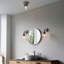 Oldsmar Glass Semi Flush Mount
