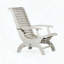 Chaise en bois d'eucalyptus avec traîneau-2068249550