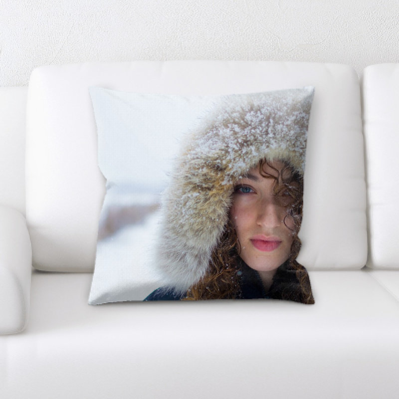 Housse et insert de coussin carré femme