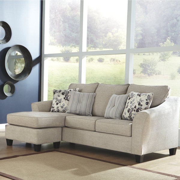 Charlton Home® Crowley Upholstered Sectional & Reviews | Wayfair