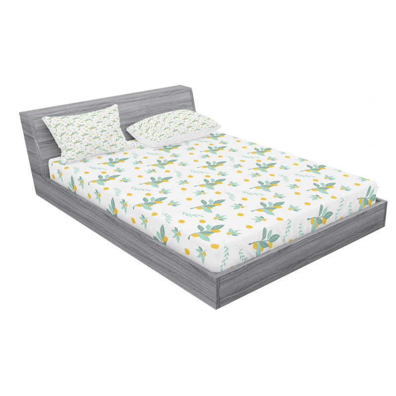 Microfiber Patterned Fitted Sheet
