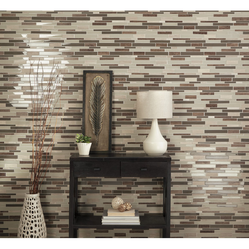 Itona Tile 11" x 14" Natural Stone Mosaic Wall Tile (Set of 15) (14.40 SQFT Per Carton) 