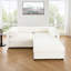 Élégant canapé 2 places en chenille avec siège de rangement repose-pieds, dossier cylindrique et accoudoirs, causeuse moderne en tissu avec espace de rangement caché-1038921230