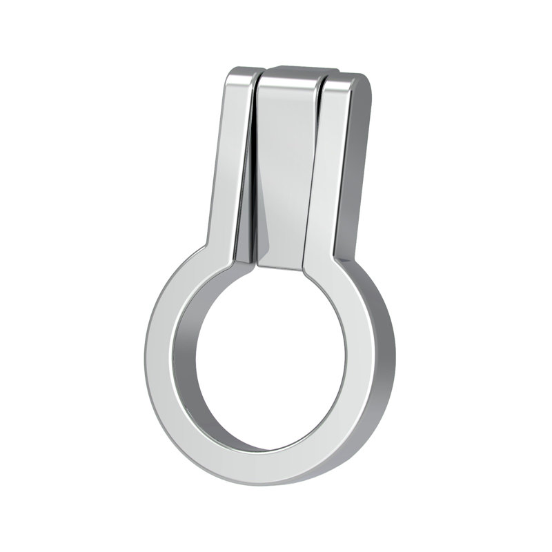 Poignée anneau Anitgue, Chrome
