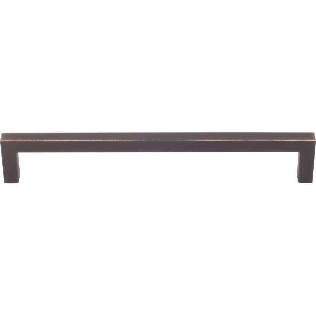 Contemporary Square 7 9/16" Center to Center Bar pull Stone Harbor Hardware 