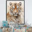Minimalisme, tigre beige, reproduction d'art sur toile-97171097-97171096