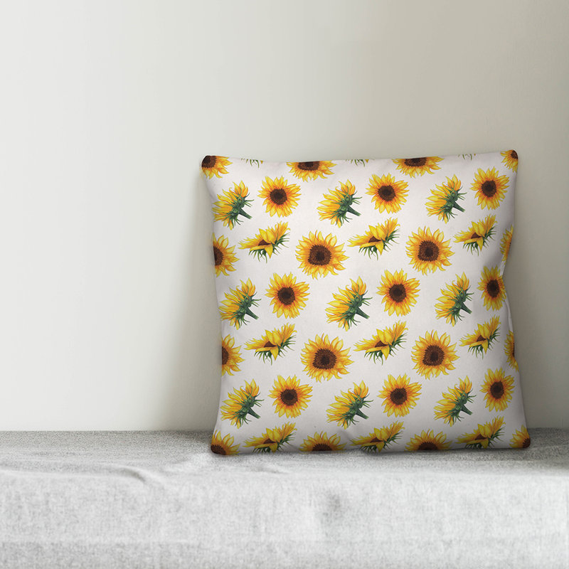 Coussin Sunflower, 18 po x 18 po