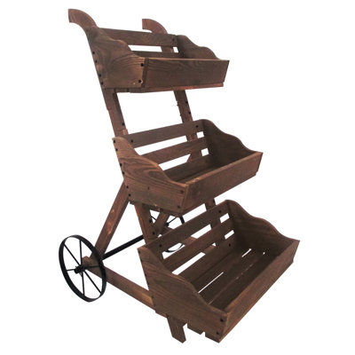 Pattison Wood Wheelbarrow Planter