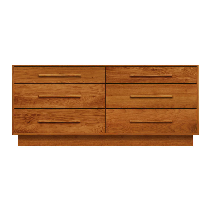 Commode double 6 tiroirs Moduluxe, Cerise d’automne